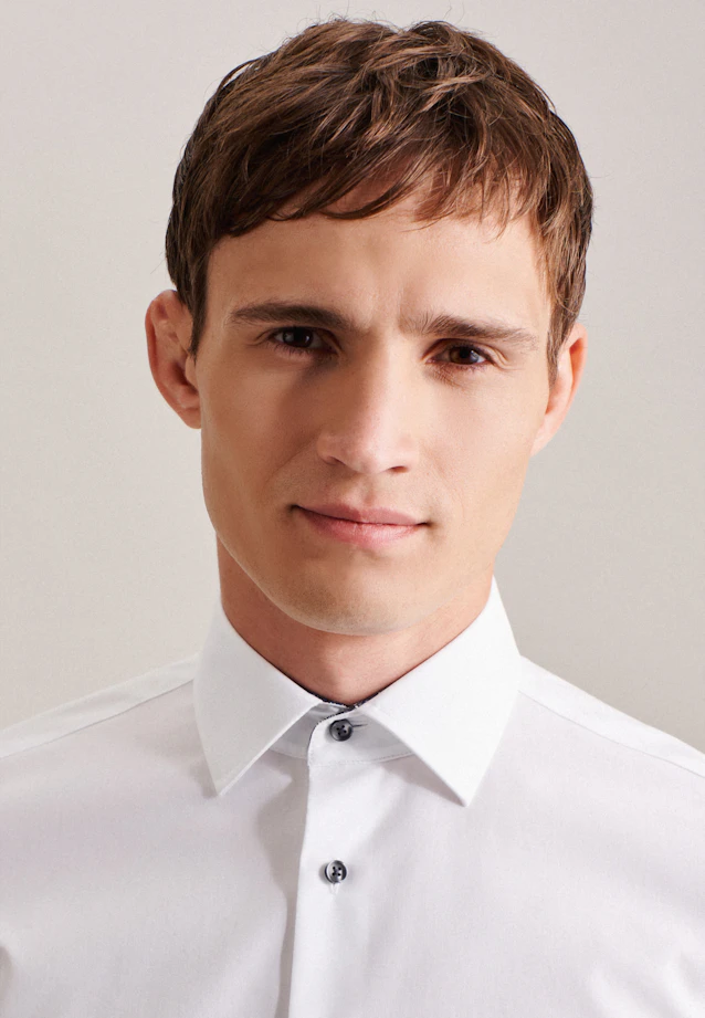 Shaped Chemise d'affaires Uni in Blanc |  Seidensticker Onlineshop