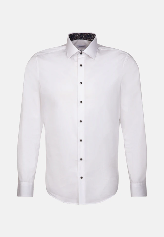 Shaped Chemise d'affaires Uni in Blanc |  Seidensticker Onlineshop