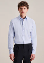Shaped Business shirt Check in Light Blue |  Seidensticker Onlineshop