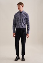 Comfort Business shirt Floral in Grey |  Seidensticker Onlineshop