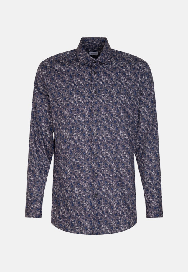 Comfort Business shirt Floral in Grey |  Seidensticker Onlineshop