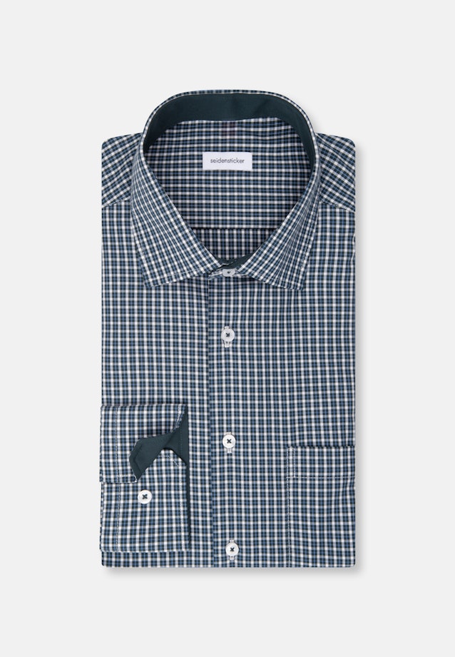 Comfort Business shirt Check in Green |  Seidensticker Onlineshop