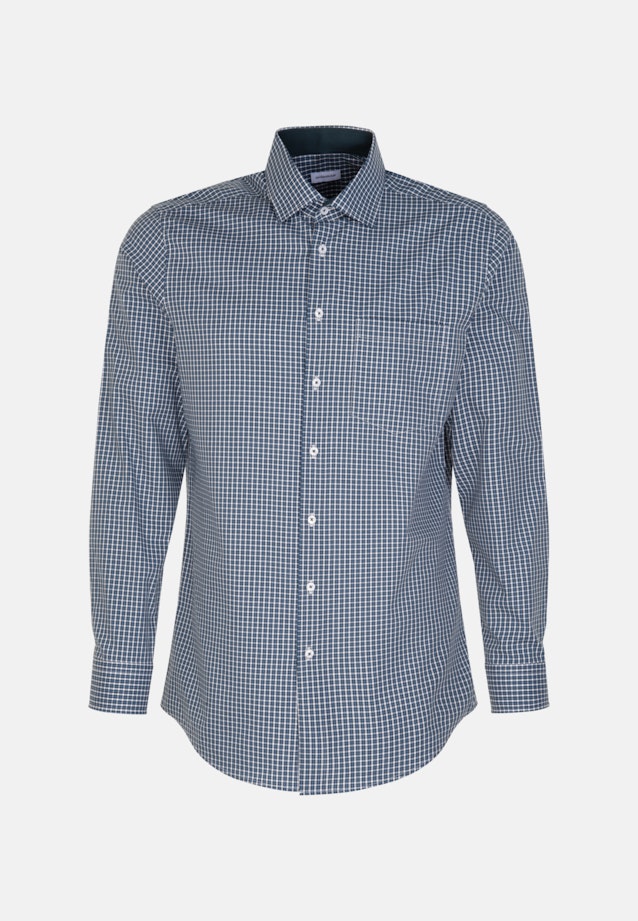Comfort Business shirt Check in Green |  Seidensticker Onlineshop