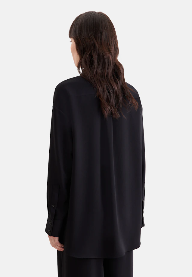 Oversizebluse Uni in Schwarz |  Seidensticker Onlineshop