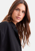 Oversizebluse Uni in Schwarz |  Seidensticker Onlineshop