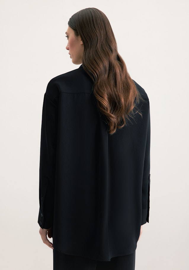 Chemisier oversize Uni in Noir | Seidensticker Onlineshop