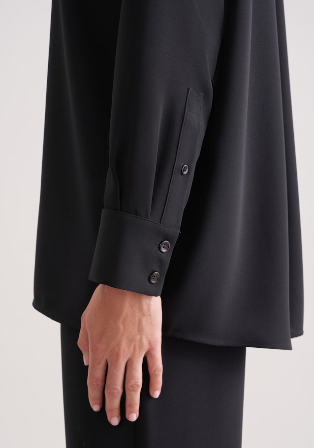Oversize Hemdbluse in Schwarz | Seidensticker Onlineshop