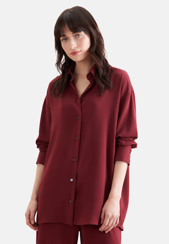Oversize shirt blouse in Rot | Seidensticker online shop