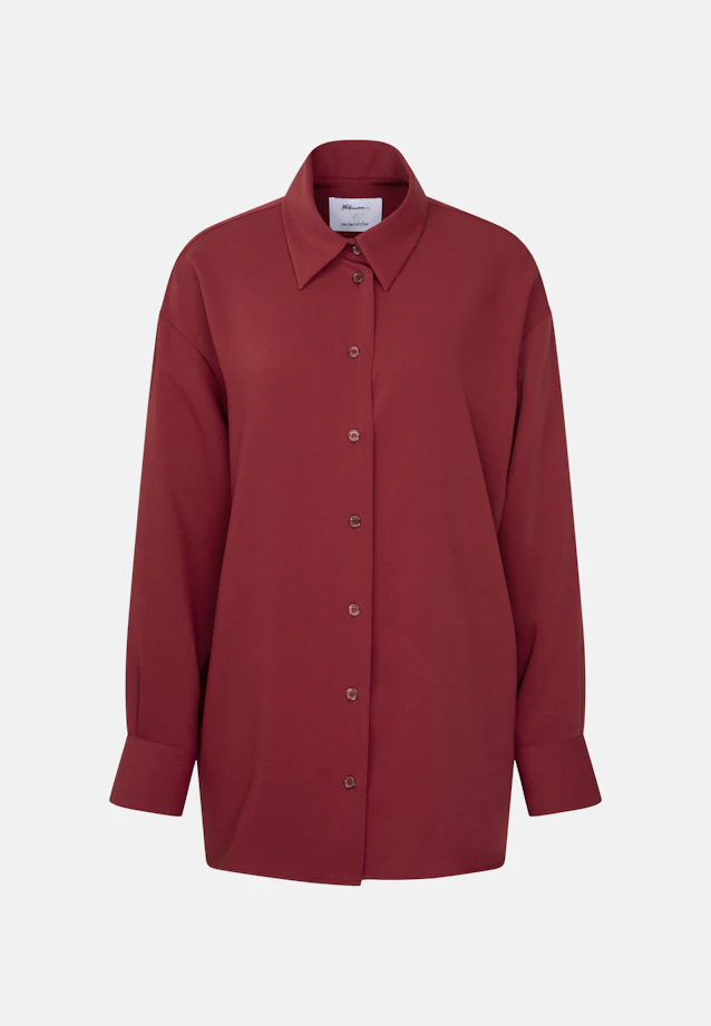Oversize shirt blouse in Rot |  Seidensticker Onlineshop