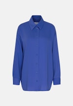 Crepe Long Blouse in Medium Blue |  Seidensticker Onlineshop