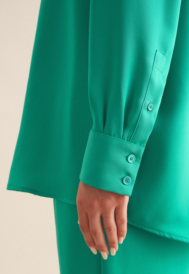 Oversize shirt blouse in Green |  Seidensticker Onlineshop
