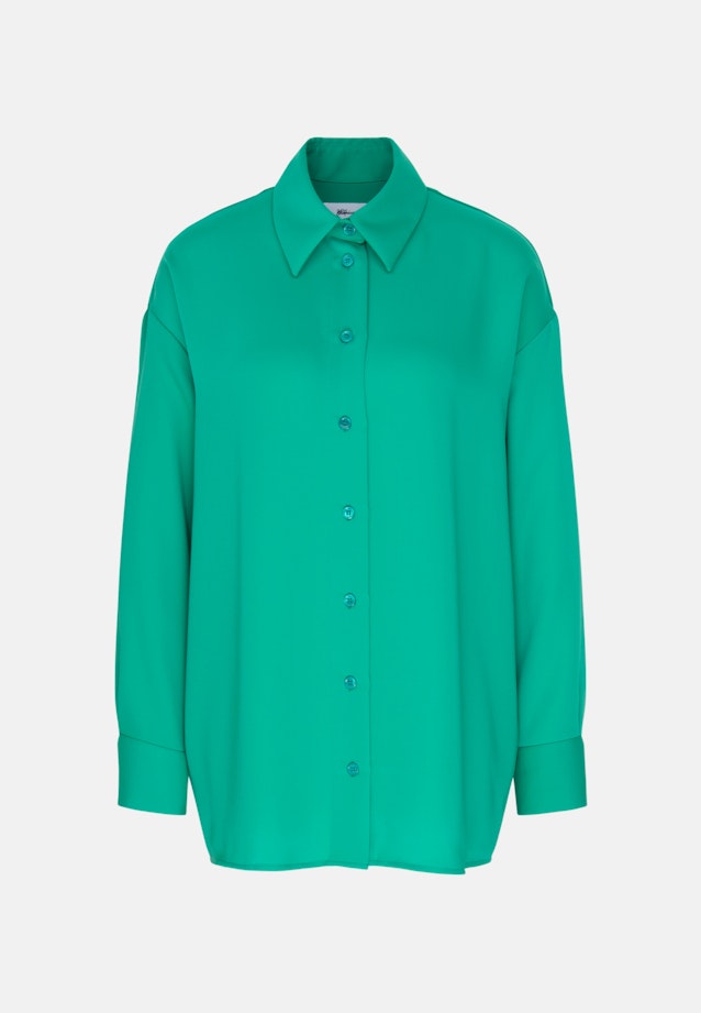 Krepp Longblouse in Groen |  Seidensticker Onlineshop