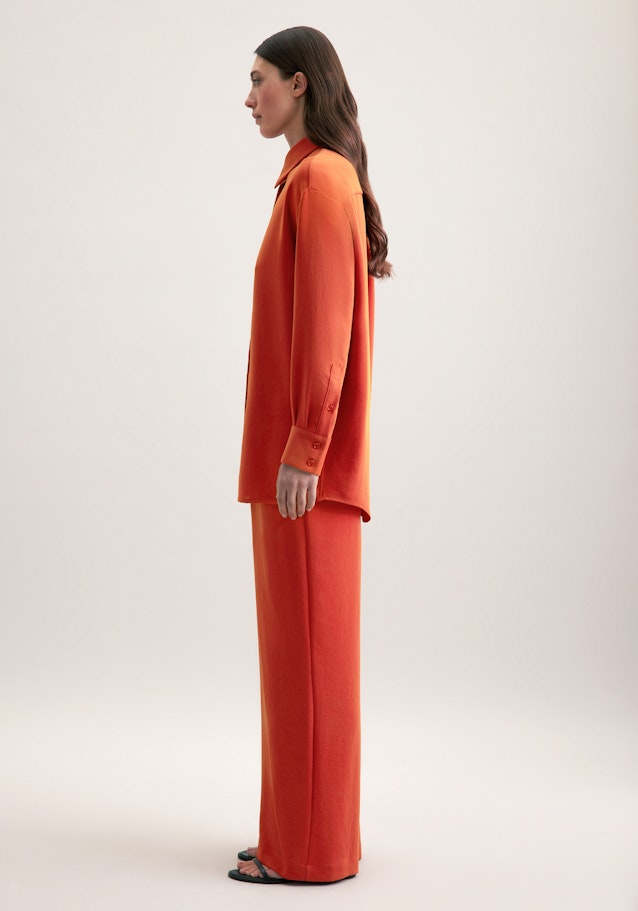 Oversize Hemdbluse in Orange |  Seidensticker Onlineshop