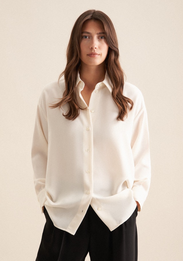 Oversizebluse Uni in Ecru | Seidensticker Onlineshop