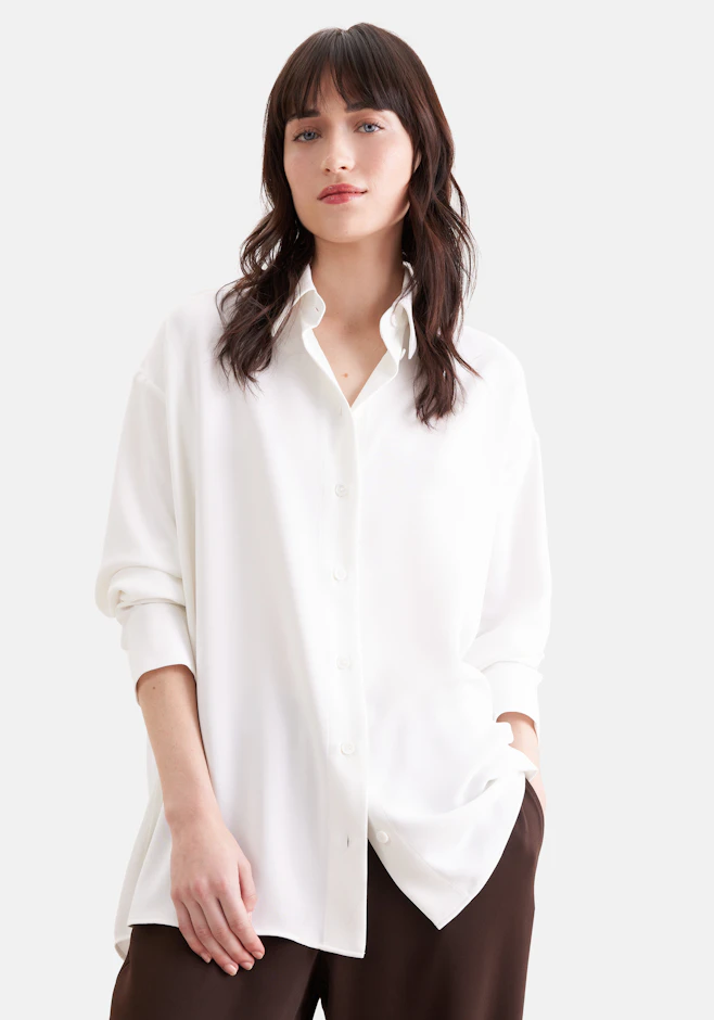 Oversize Hemdbluse in Weiß | Seidensticker Onlineshop