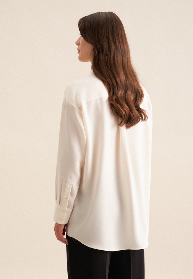 Longbluse,  , Oversizebluse Uni in Ecru |  Seidensticker Onlineshop