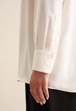 Longbluse,  , Oversizebluse Uni in Ecru |  Seidensticker Onlineshop
