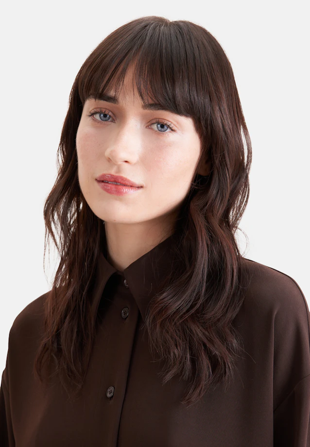 Oversize shirt blouse in Braun |  Seidensticker Onlineshop