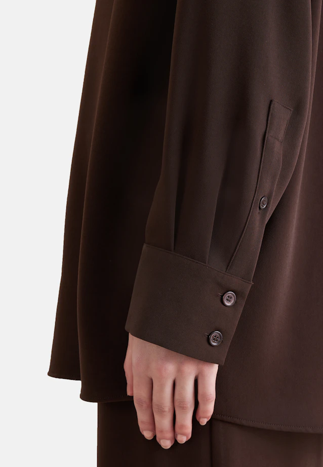 Oversize shirt blouse in Braun |  Seidensticker Onlineshop