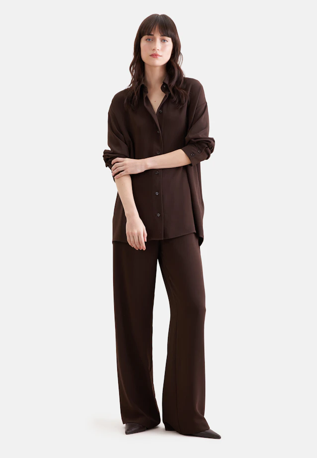 Oversize Hemdbluse in Braun |  Seidensticker Onlineshop