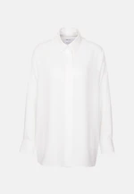 Oversizebluse Uni in Ecru |  Seidensticker Onlineshop