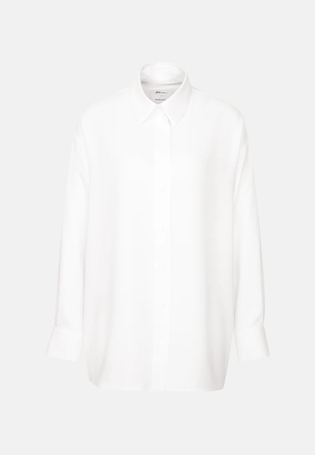 Chemisier oversize Uni in Ecru |  Seidensticker Onlineshop