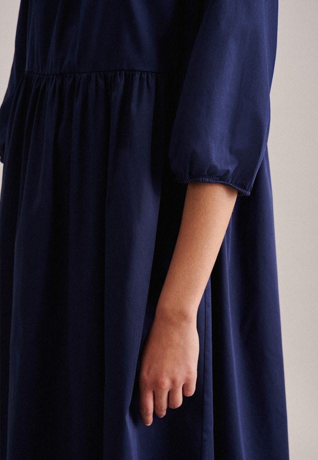 Crew Neck Dress in Dark Blue |  Seidensticker Onlineshop