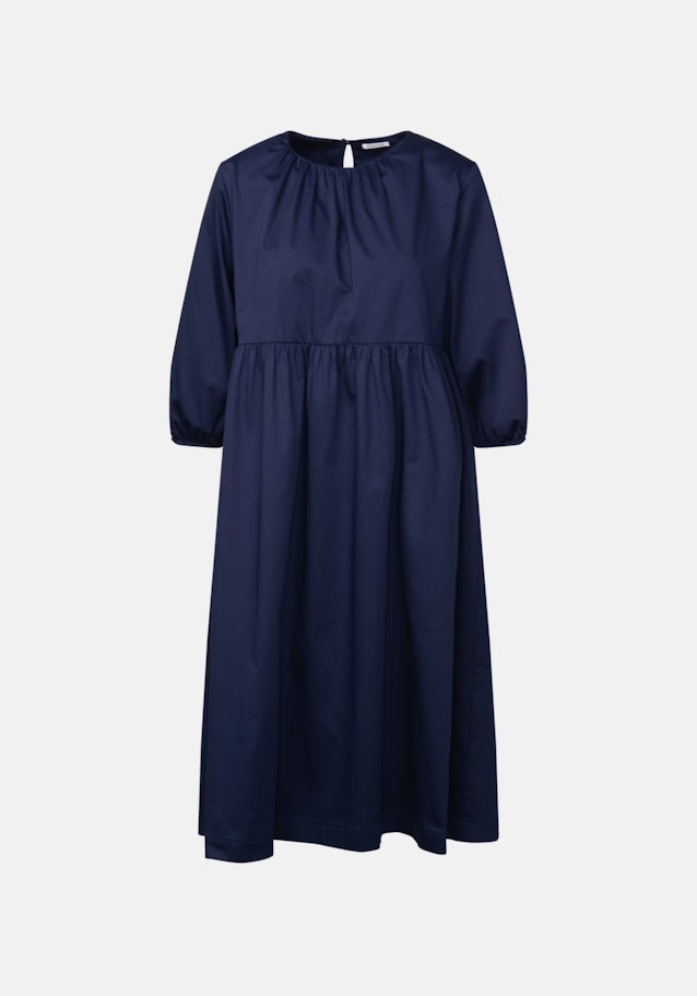 Satin Midi Kleid in Dunkelblau |  Seidensticker Onlineshop