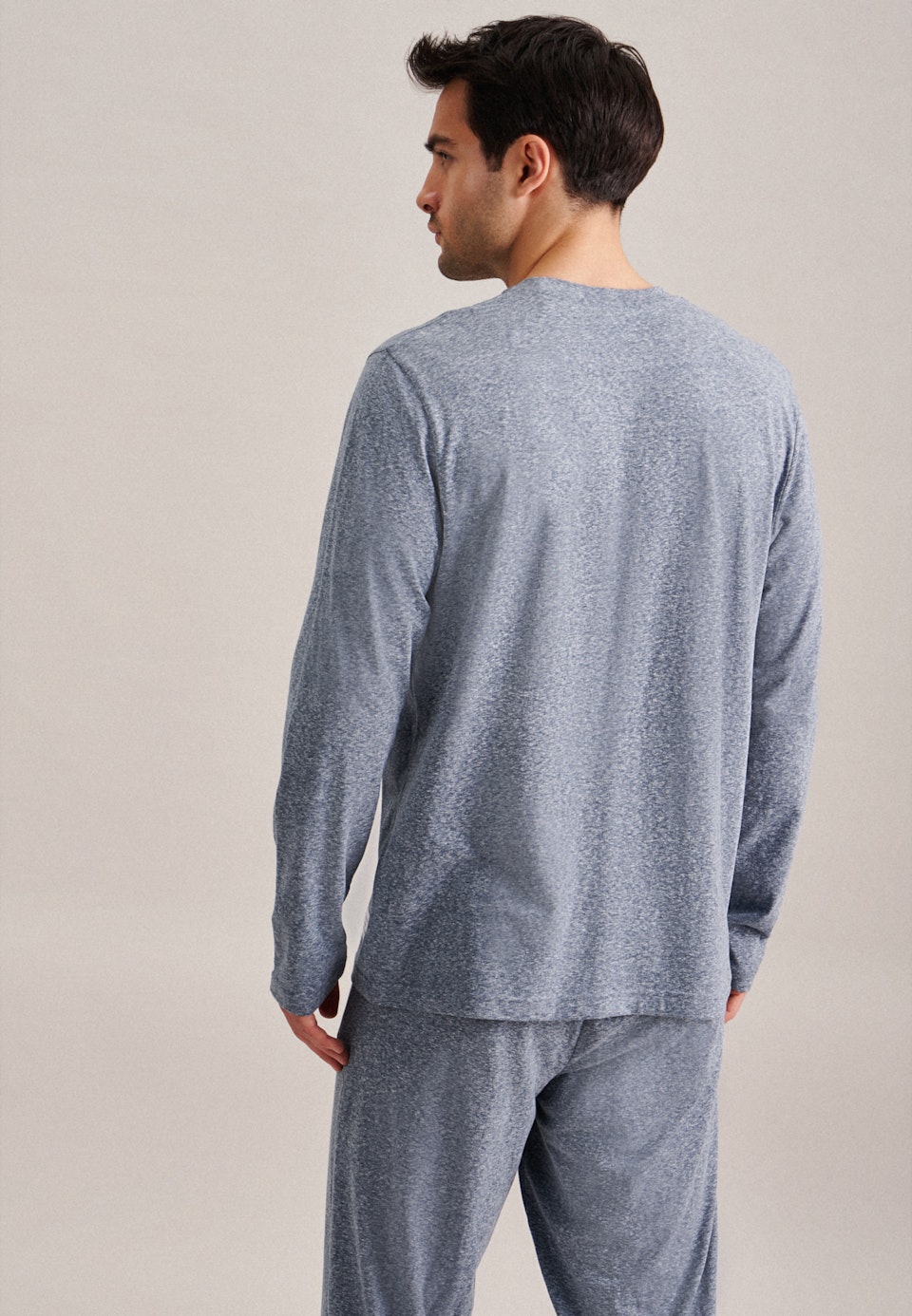 Pyjama Oberteil aus in Dunkelblau |  Seidensticker Onlineshop