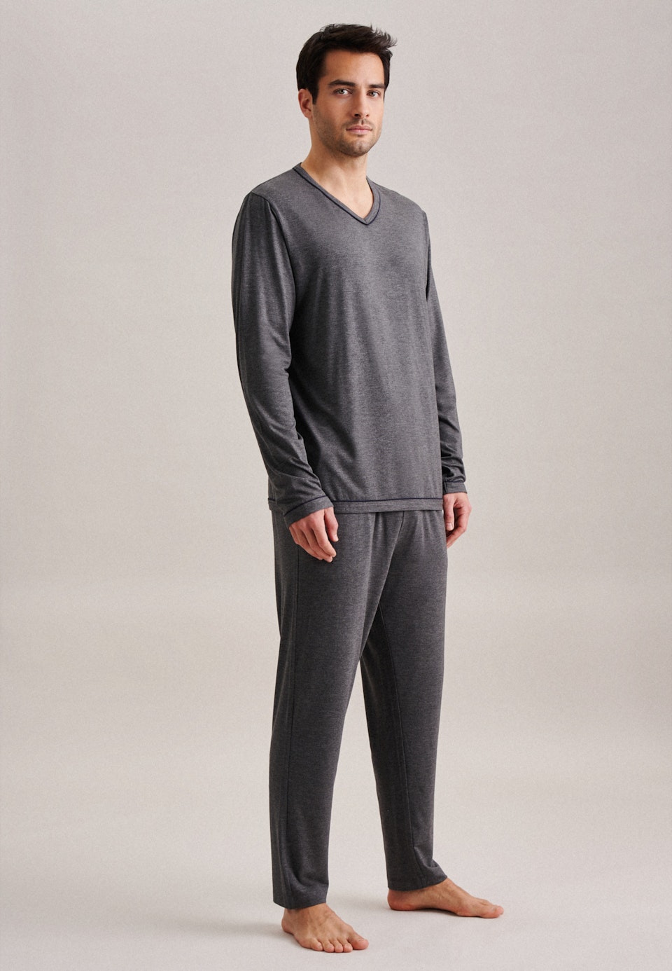 Pyjama aus Modalmischung in Grau |  Seidensticker Onlineshop