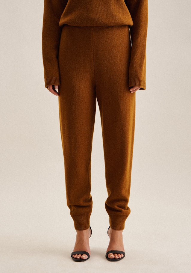 Regular Pantalons Uni in Jaune | Seidensticker Onlineshop