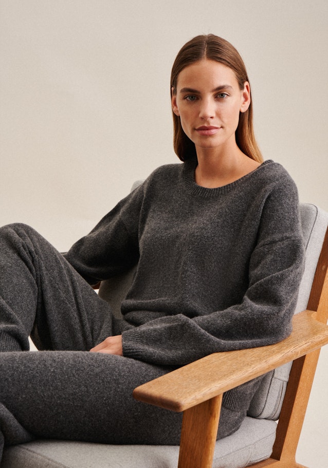 Regular Hose Uni in Grau | Seidensticker Onlineshop