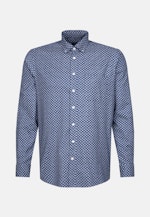 Regular Casual Hemd Druck in Hellblau |  Seidensticker Onlineshop