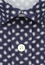 Regular Casual Hemd Druck in Dunkelblau |  Seidensticker Onlineshop