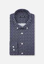 Regular Casual Hemd Druck in Dunkelblau |  Seidensticker Onlineshop