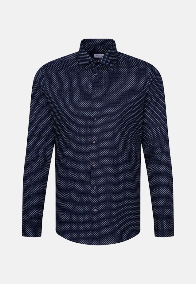 Slim Chemise d'affaires Paisley in Bleu Foncé |  Seidensticker Onlineshop