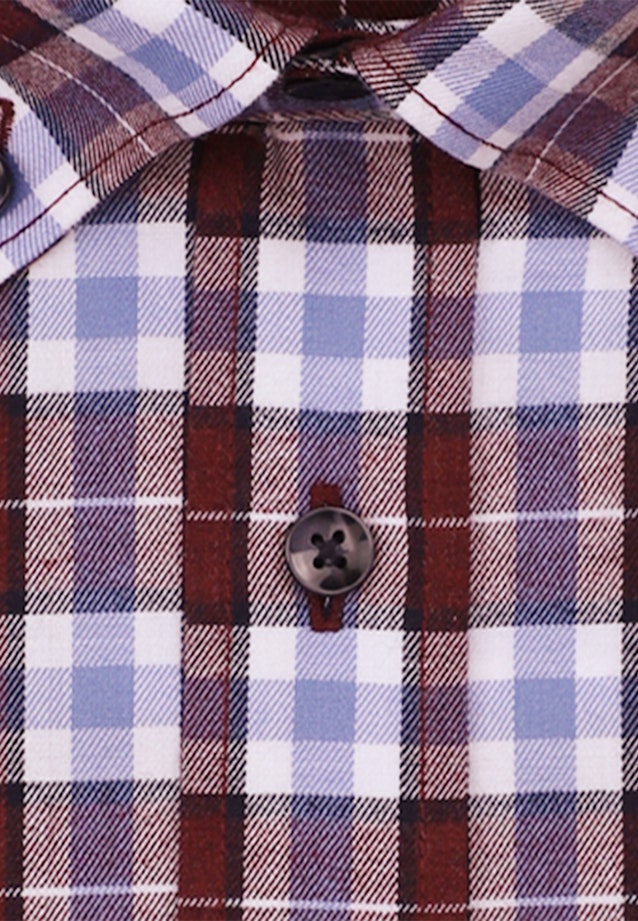 Slim Flanellhemd Karo in Rot |  Seidensticker Onlineshop
