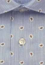 Regular Flannel shirt Print in Light Blue |  Seidensticker Onlineshop