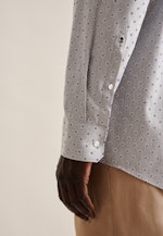 Regular Flanellhemd Druck in Grau |  Seidensticker Onlineshop