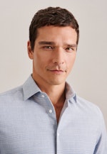 Slim Flanellhemd Karo in Hellblau |  Seidensticker Onlineshop