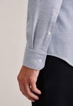 Slim Flanellhemd Karo in Hellblau |  Seidensticker Onlineshop