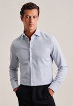 Slim Flanellhemd Karo in Hellblau |  Seidensticker Onlineshop