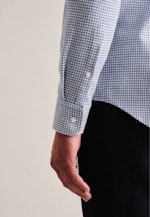 Slim Flanellhemd Karo in Hellblau |  Seidensticker Onlineshop