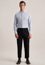 Slim Flanellhemd Karo in Hellblau |  Seidensticker Onlineshop