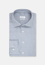 Slim Flanellhemd Karo in Hellblau |  Seidensticker Onlineshop