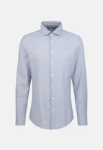 Slim Flanellhemd Karo in Hellblau |  Seidensticker Onlineshop