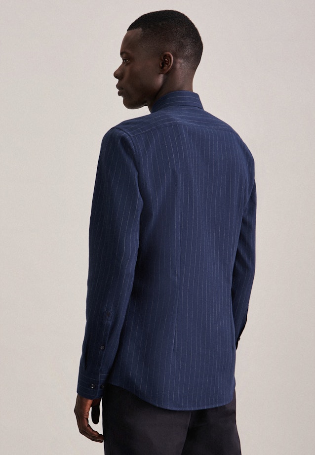 X-Slim Chemise d'affaires rayures in Bleu Foncé |  Seidensticker Onlineshop