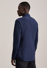 X-Slim Chemise d'affaires rayures in Bleu Foncé |  Seidensticker Onlineshop