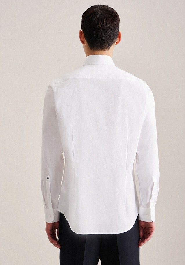 Slim Business Shirt Uni in White | Seidensticker Onlineshop