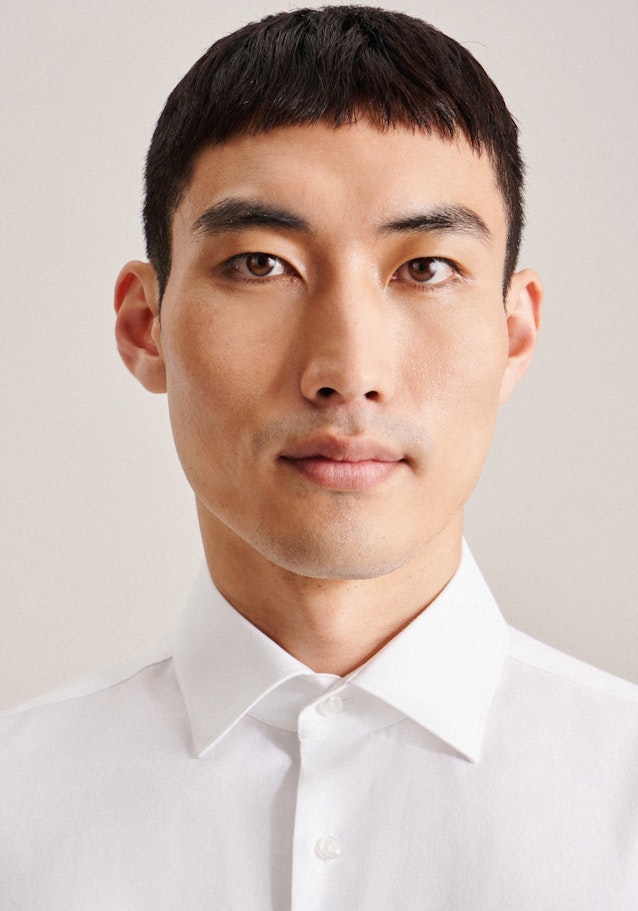 Slim Business Shirt Uni in White | Seidensticker Onlineshop